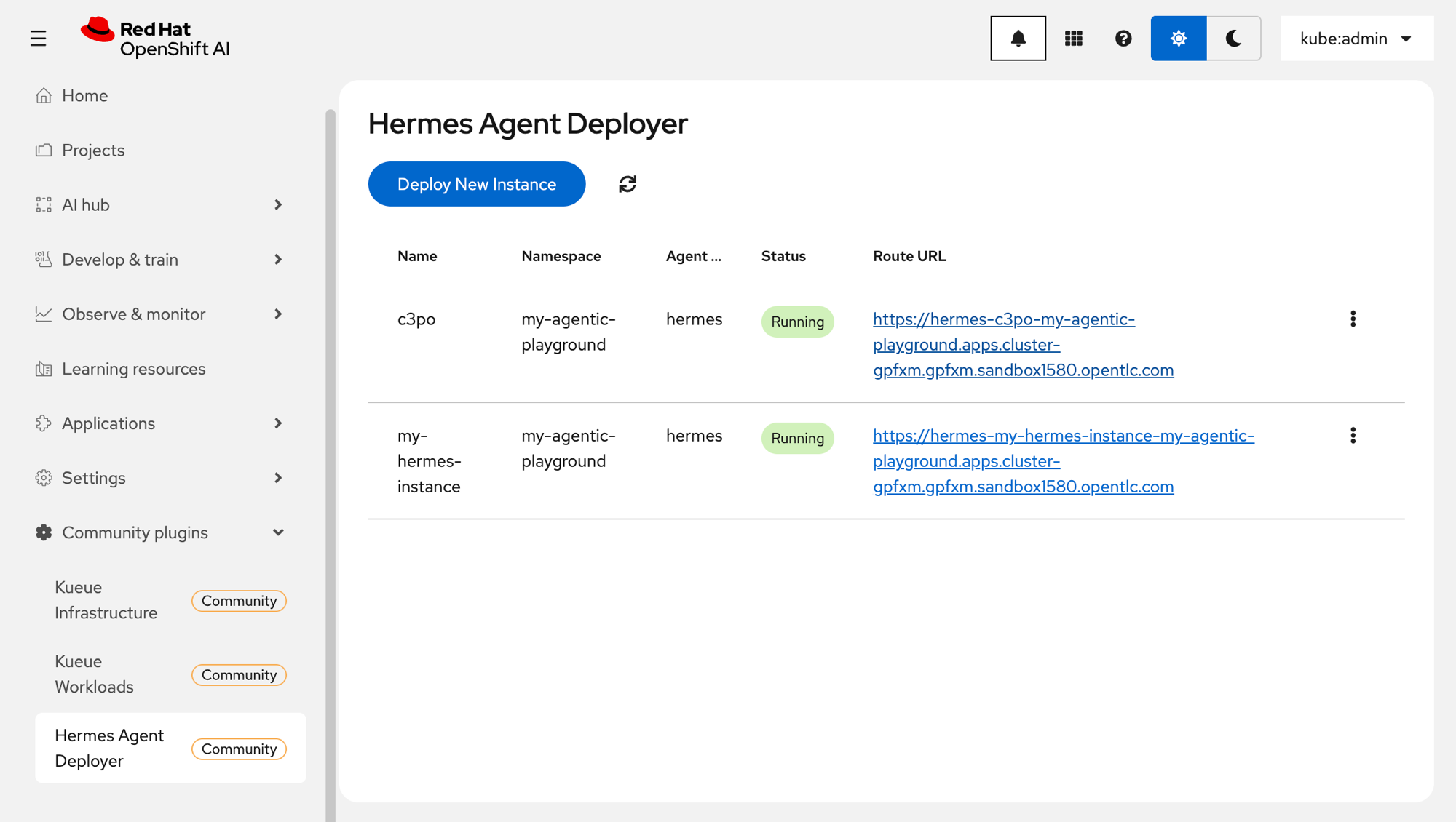 hermes screenshot
